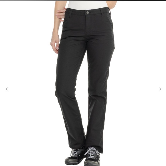 Carhartt Women’s 12 Tall Rugged Professional Series Loose Fit Canvas Pants - Picture 1 of 4